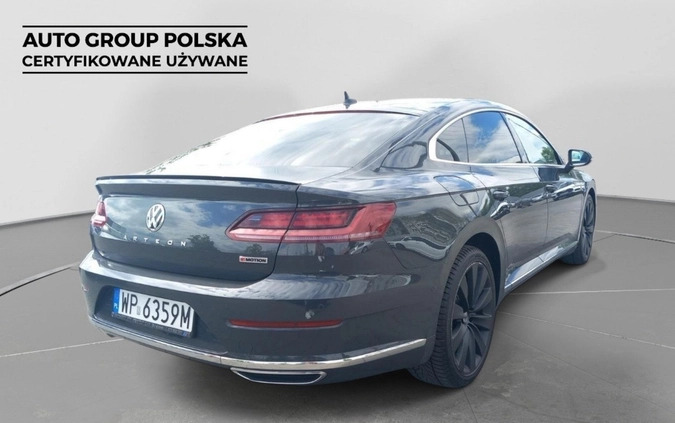 Volkswagen Arteon cena 112500 przebieg: 168238, rok produkcji 2019 z Świdwin małe 352